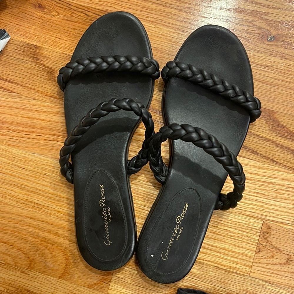 Gianvito Rossi Braided Sandals